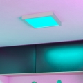 Eglo - LED RGBW stropna kupaonska svjetiljka s mogućnošću prigušenja LED/10,5W/230V 2700-6500K 22x22 cm IP44 bijela