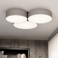 Eglo - LED RGBW stropna svjetiljka s prigušivanjem 3xLED/7,5W/230V 2700-6500K siva