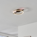 Eglo - LED RGBW stropna svjetiljka s prigušivanjem LED/17W/230V 2700-6500K crna + daljinski upravljač