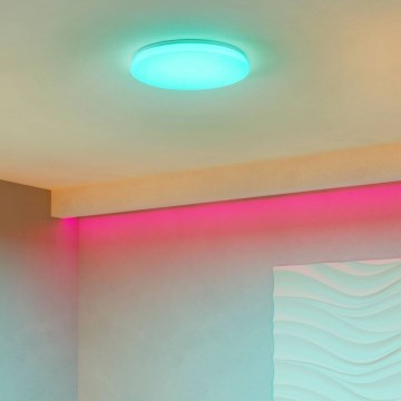 Eglo - LED RGBW stropno LED svjetlo s mogućnošću prigušivanja/20W/230V 2700-6500K Ø 43 cm