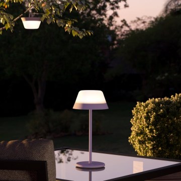 Eglo - LED RGBW vanjska lampa s dodirnim upravljanjem i prigušivanjem 2u1 LED/1,5W/5V 2600 mAh IP54 ljubičasta