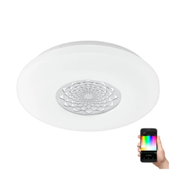 Eglo - LED RGBW Zidno stropno svjetlo s prigušivanjem CAPASSO-C LED/17W/230V