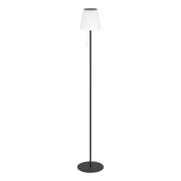 Eglo - LED solarna punjiva podna lampa LED/2,3W/3,7V 3000/4000/6500K 1800 mAh IP44 crna