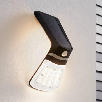 Eglo - LED solarna svjetiljka sa senzorom LED/2W/3,7V 1200 mAh IP44