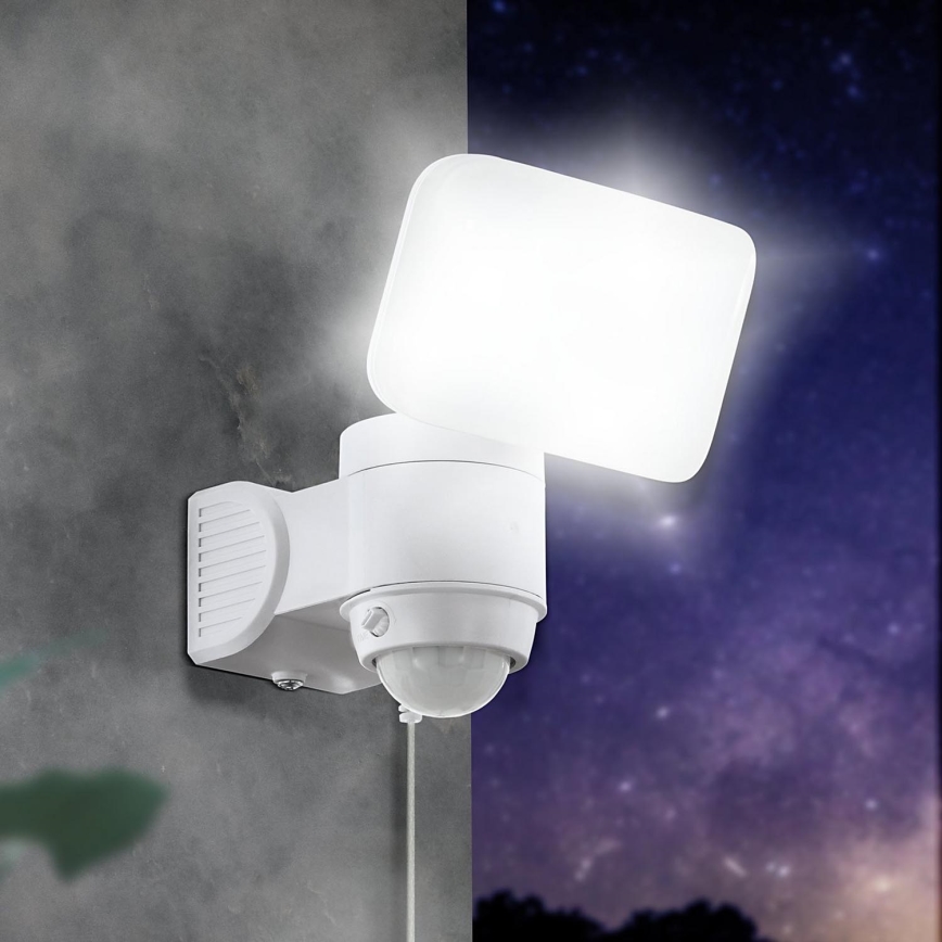 Eglo - LED Solarna zidna svjetiljka sa senzorom LED/3,7V 1800 mAh IP44
