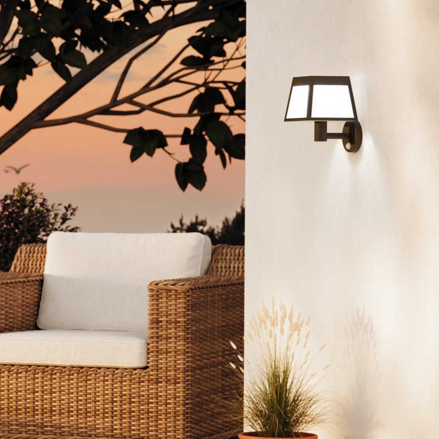 Eglo - LED Solarna zidna svjetiljka sa senzorom LED/7,5W/3,7V 2200 mAh IP44