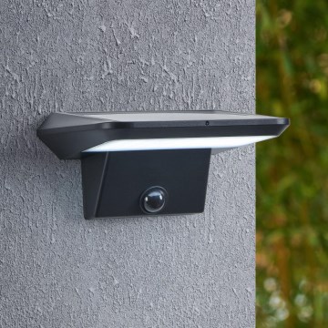 Eglo - LED solarno zidno svjetlo sa senzorom LED/20W/3,7V 2000 mAh IP44