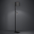 Eglo - LED Stajaća lampa 1xE27/40W/230V + LED/3,8W 3000K crna