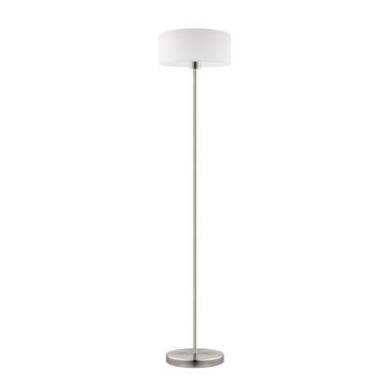 Eglo - LED Stajaća lampa TUNJA 1xE27/60W/230V mat krom/bijela