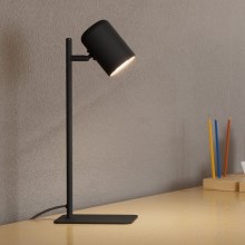 Eglo - LED Stolna lampa 1xGU10/4,5W/230V crna