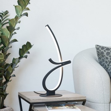 Eglo - LED Stolna lampa LED/12W/230V 2700/4000/6500K crna