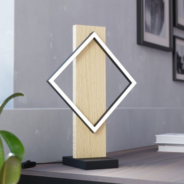 Eglo - LED stolna lampa LED/13W/230V crna/bež