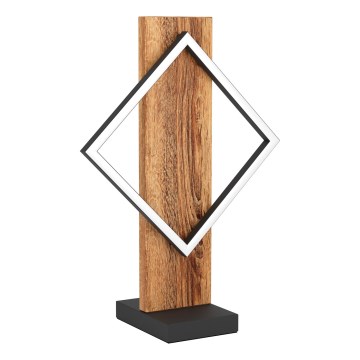 Eglo - LED stolna lampa LED/13W/230V crna/smeđa