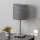 Eglo - LED  Stolna lampa TUNJA 1xE27/60W/230V 26,5 cm mat krom/siva