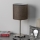 Eglo - LED  Stolna lampa TUNJA 1xE27/60W/230V 26,5 cm mat krom/smeđa