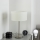 Eglo - LED  Stolna lampa TUNJA 1xE27/60W/230V 38,5 cm matni krom/bijela