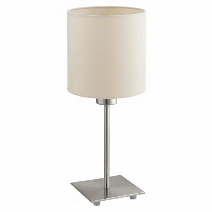 Eglo - LED stolna lampa TUNJA 1xE27/60W/230V krem