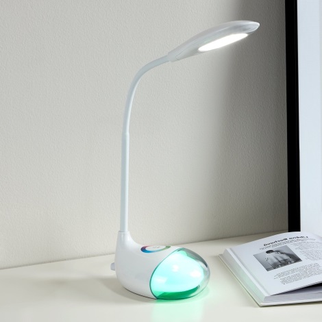 Eglo - LED stolna svjetiljka za prigušivanje 1xLED/2,2W+0,3W/230V RGB
