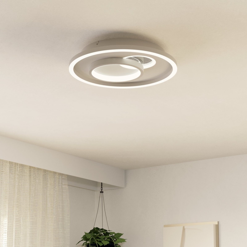 Eglo - LED Stropna svjetiljka 1xLED/14W/230V + 1xLED/8,5W pr. 38 cm bijela