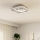 Eglo - LED Stropna svjetiljka 1xLED/16,2W/230V + 1xLED/9,2W 38x38 cm bijela
