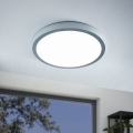 Eglo - LED Stropna svjetiljka 1xLED/25W/230V srebrna okrugli 4000K