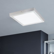 Eglo - LED Stropna svjetiljka 1xLED/25W/230V srebrna uglast