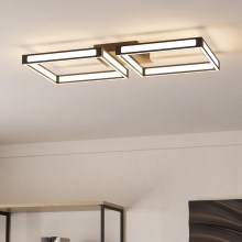Eglo - LED Stropna svjetiljka 2xLED/11,2W/230V crna