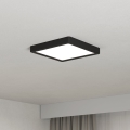 Eglo - LED stropna svjetiljka LED/10,5W/230V 2700/4000/6500K 22x22cm crna