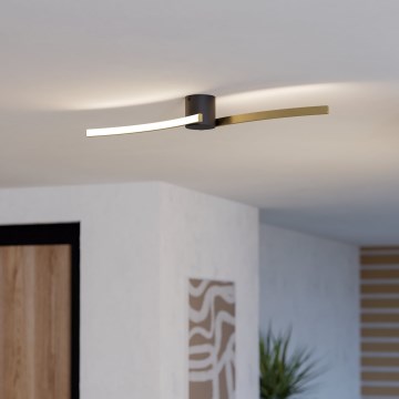 Eglo - LED Stropna svjetiljka LED/12W/230V 4000K zlatna