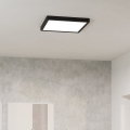 Eglo - LED stropna svjetiljka LED/13W/230V 2700/4000/6500K 29x29cm crna