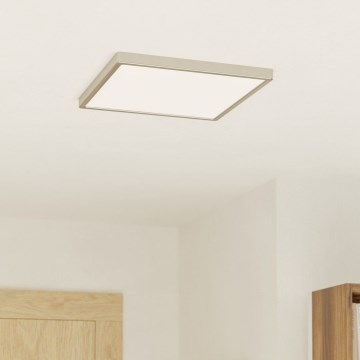 Eglo - LED stropna svjetiljka LED/17,5W/230V 2700/4000/6500K 39x39 cm matni krom