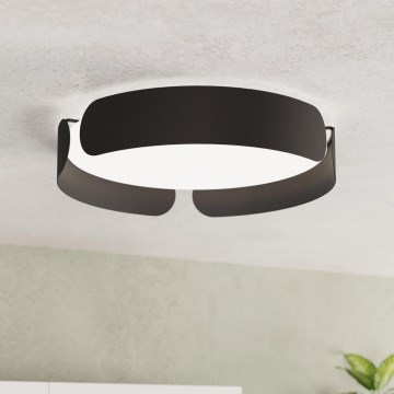 Eglo - LED stropna svjetiljka LED/20W/230V promjer 37 cm crna