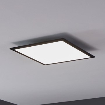 Eglo - LED Stropna svjetiljka LED/21,5W/230V 45x45 cm crna