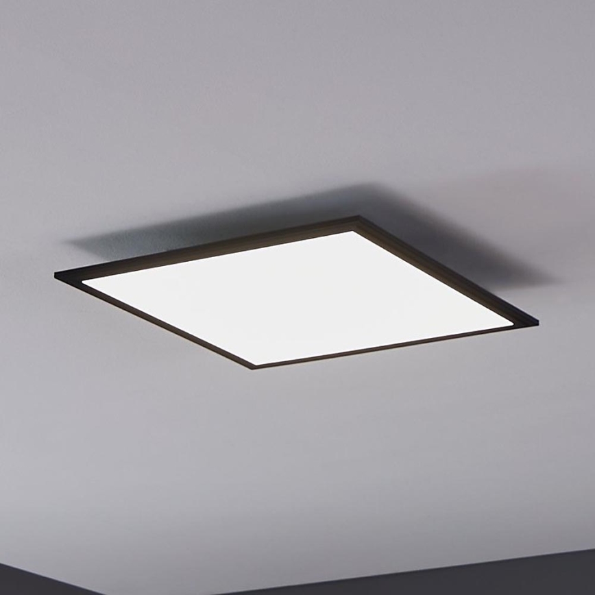 Eglo - LED Stropna svjetiljka LED/21,5W/230V 45x45 cm crna