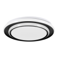 Eglo - LED stropna svjetiljka LED/24W/230V 2700/4000/6500K Ø 40 cm crna