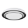 Eglo - LED stropna svjetiljka LED/24W/230V 2700/4000/6500K Ø 40 cm crna