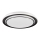 Eglo - LED stropna svjetiljka LED/36W/230V 2700/4000/6500K prom. 49 cm crna