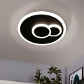 Eglo - LED Stropna svjetiljka LED/7,8W/230V pr. 20 cm crna