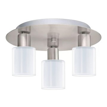 Eglo - LED Stropna svjetiljka MY CHOICE 3xE14/4W/230V mat krom/bijela
