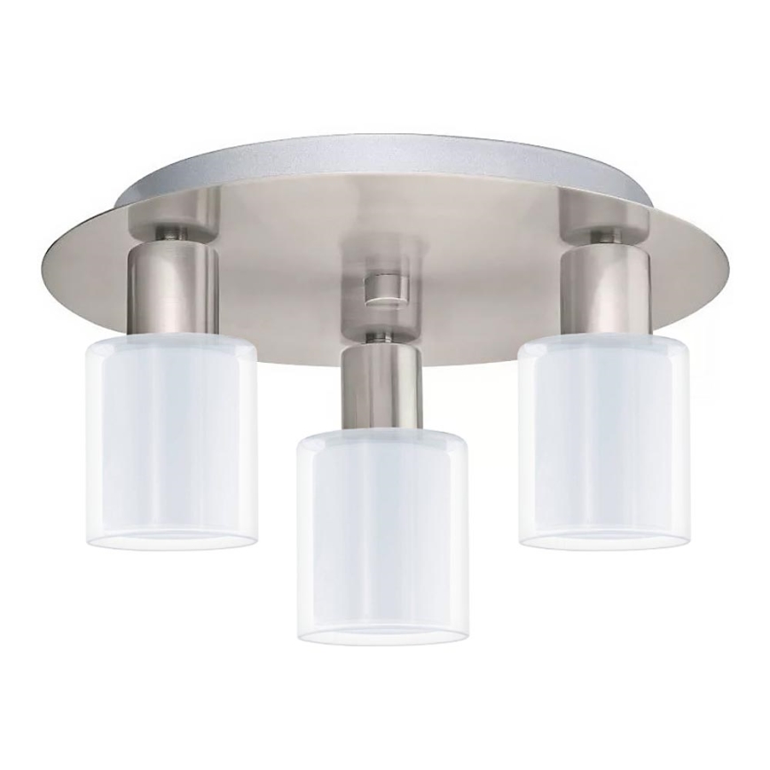 Eglo - LED Stropna svjetiljka MY CHOICE 3xE14/4W/230V mat krom/bijela