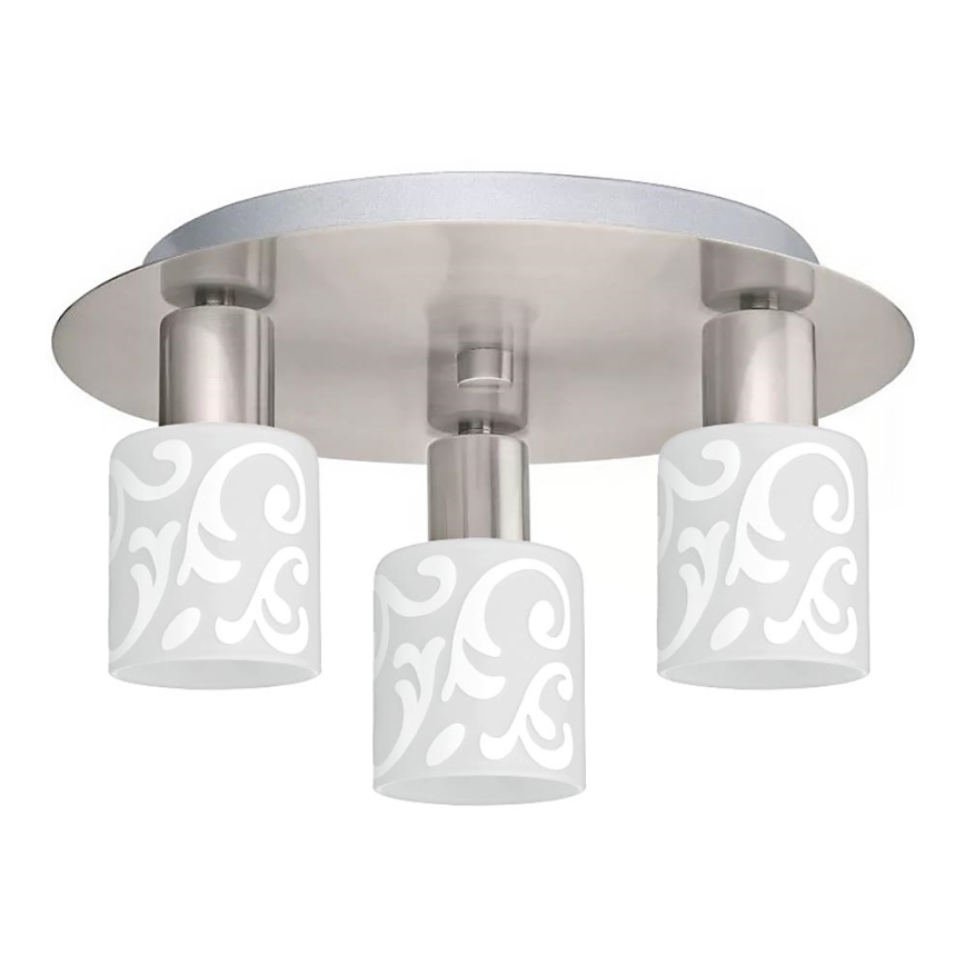 Eglo - LED Stropna svjetiljka MY CHOICE 3xE14/4W/230V mat krom/bijela