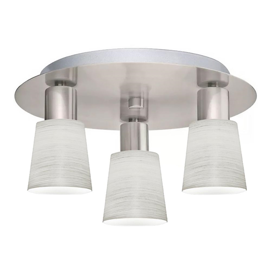 Eglo - LED Stropna svjetiljka MY CHOICE 3xE14/4W/230V mat krom/krem