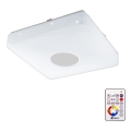 Eglo - LED stropna svjetiljka s mogućnošću prigušivanja LED/20W/230V + daljinski upravljač