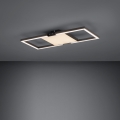 Eglo - LED stropna svjetiljka s prigušivanjem LED/26,2W/230V 2700-6500K crna + daljinski upravljač