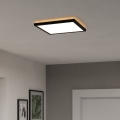 Eglo - LED Stropna svjetiljka za kupaonicu LED/13,4W/230V 2700/4000/6500K 29x29 cm IP44 crna