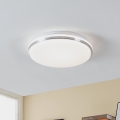 Eglo - LED Stropna svjetiljka za kupaonicu LED/15,6W/230V IP44 sjajni krom