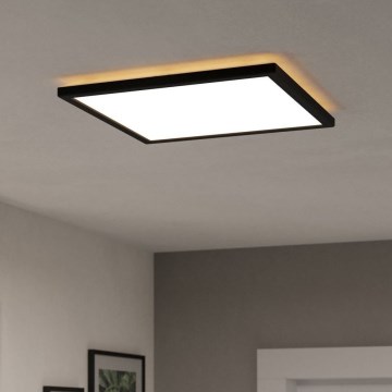 Eglo - LED Stropna svjetiljka za kupaonicu LED/17,6W/230V 2700/4000/6500K 39x39 cm IP44 crna