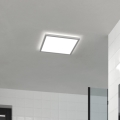 Eglo - LED Stropna svjetiljka za kupaonicu LED/17,6W/230V 2700K/4000K/6500K 39x39 cm IP44 bijela
