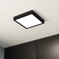 Eglo - LED Stropna svjetiljka za kupaonicu LED/17W/230V IP44 crna