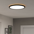 Eglo - LED stropna svjetiljka za kupaonicu LED/18,5W/230V 2700K/4000K/6500K promjer 38,9 cm IP44 crna